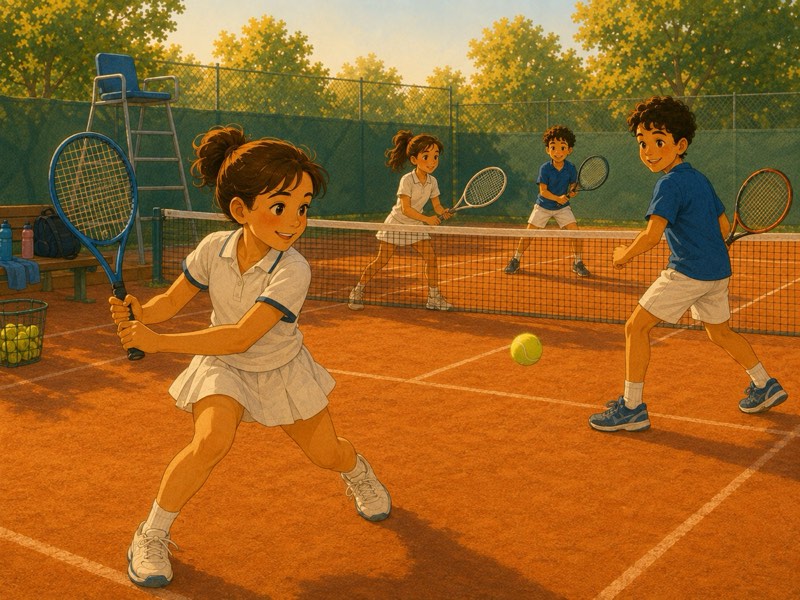 Escuela deportiva de tenis